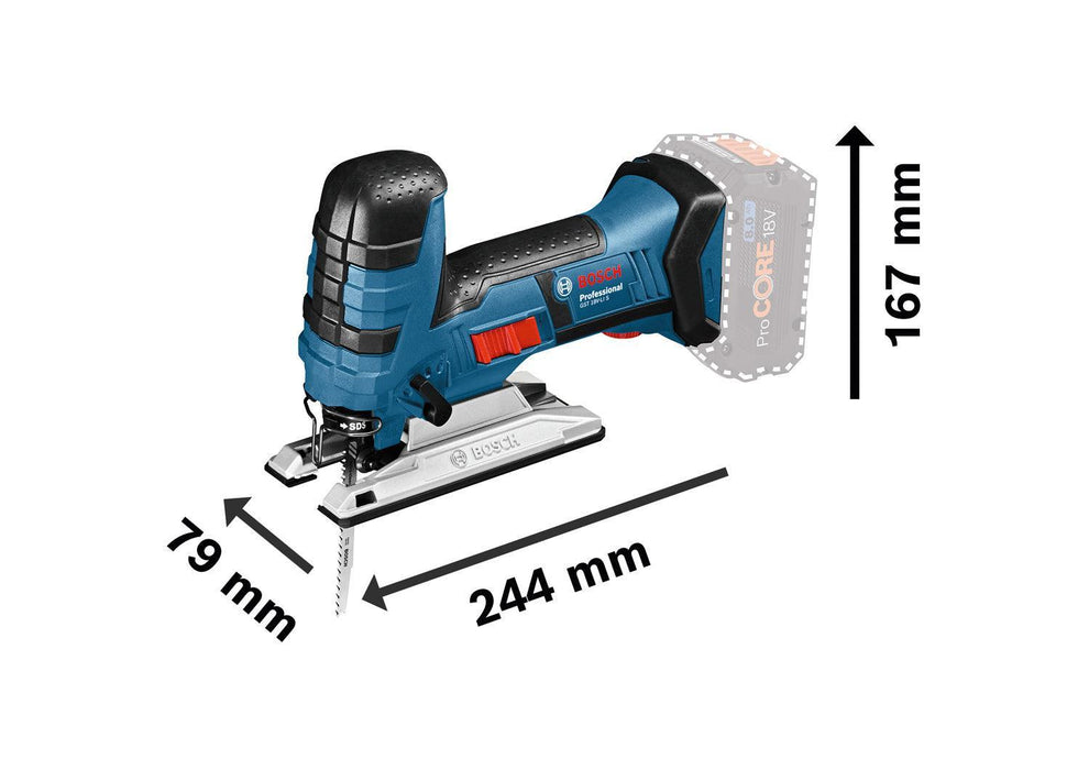 BOSCH GST 18V-LI S - Aku. ubodna testera GST 18 V-LI S (06015A5101) Aku ubodna testera BOSCH Madras doo Beograd