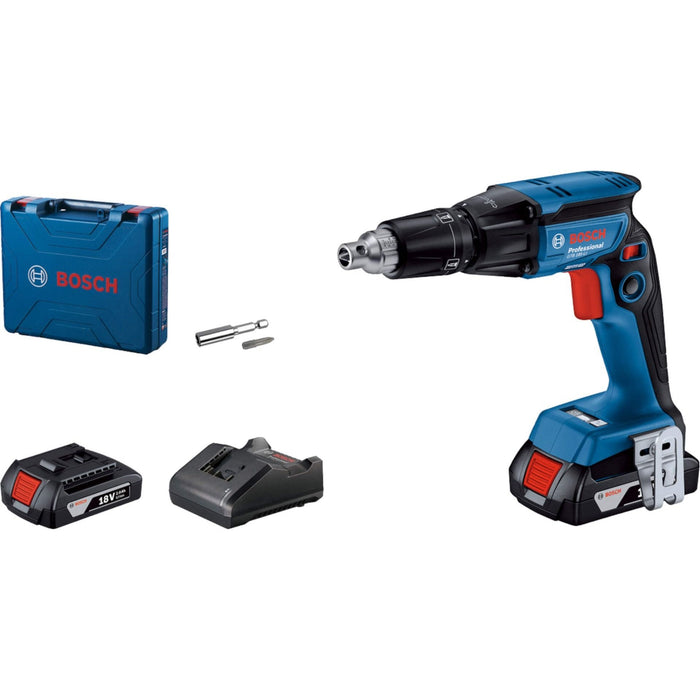 Bosch GTB 185-Li akumulatorski odvrtač za suvu gradnju 2x2.0Ah u plastičnom koferu (06019K7020) Aku odvrtač za suvu gradnju BOSCH BOSCH-06019K7020 Madras doo Beograd