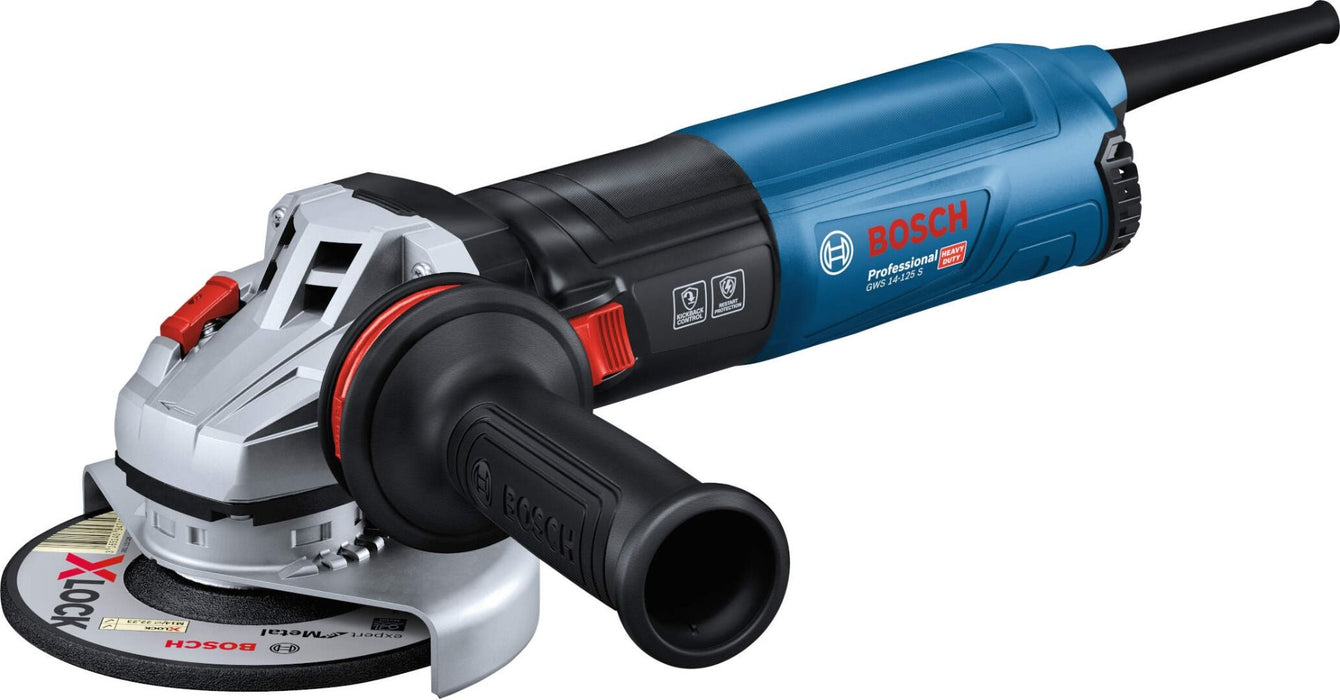 Bosch GWS 14-125 S mala ugaona brusilica 1.400 W sa potenciometrom u koferu (06017D0101) Mala ugaona brusilica BOSCH Madras doo Beograd
