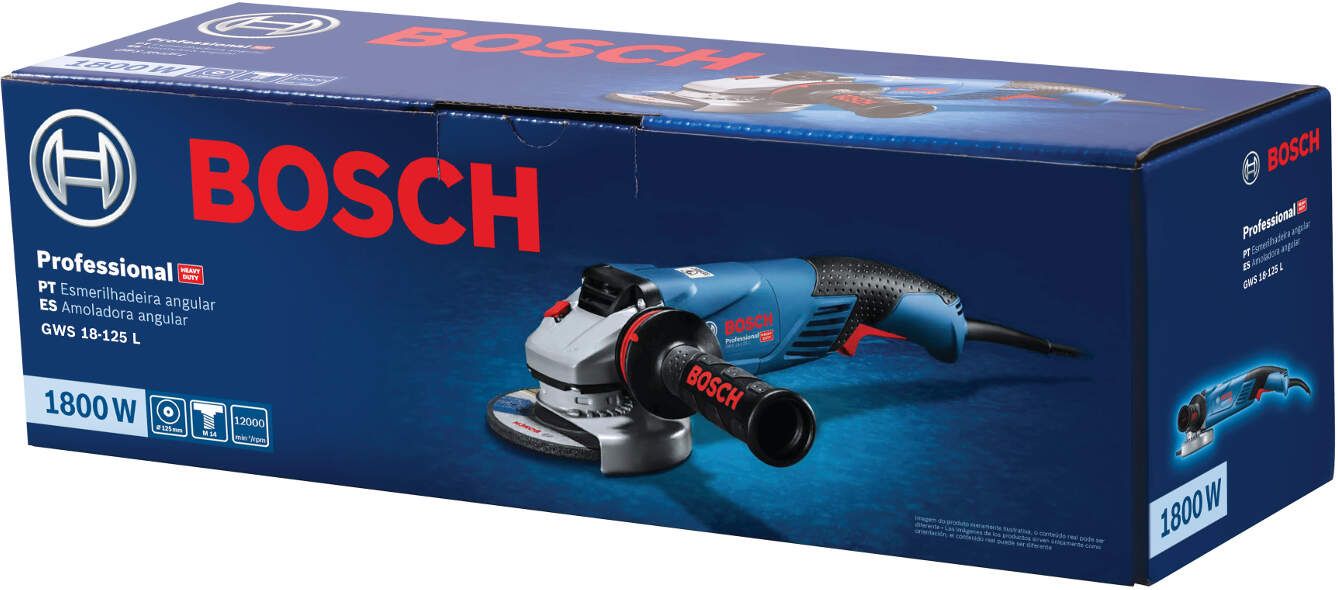 Bosch GWS 18V-15 P ugaona brusilica 125mm sa zaštitnim prekidačem (06019H6A00) Aku ugaona brusilica BOSCH BOSCH-06019H6A00 Madras doo Beograd