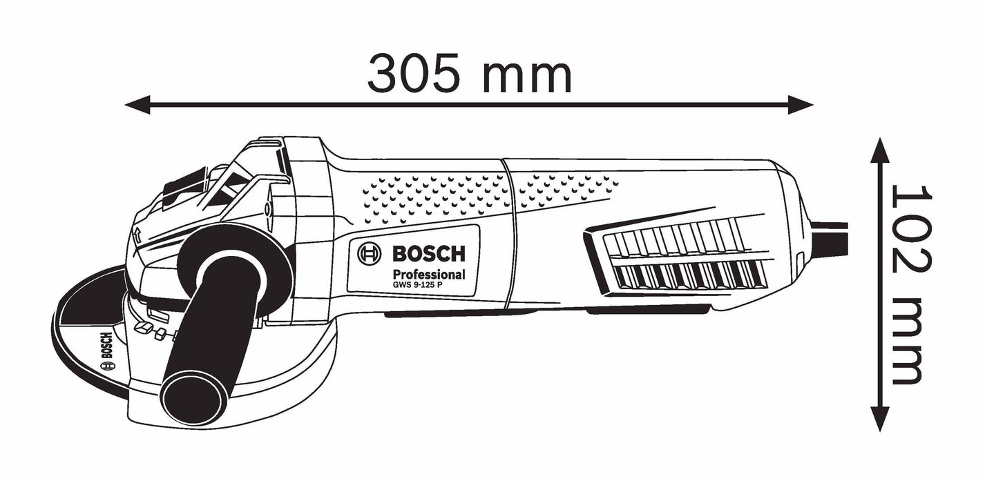 Bosch GWS 9-125 P mala ugaona brusilica (0601396506) Mala ugaona brusilica BOSCH BOSCH-0601396506 Madras doo Beograd