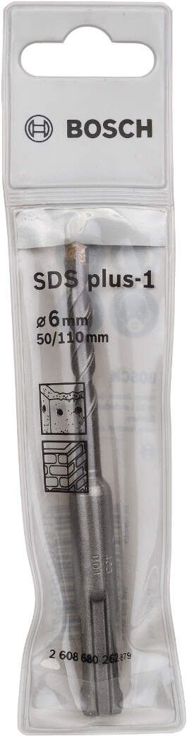 Bosch hamer burgija SDS-plus-1 6 x 50 x 110 mm pakovanje od 1 komada - 2608680262 Burgija SDS - Plus BOSCH BOSCH-2608680262 Madras doo Beograd