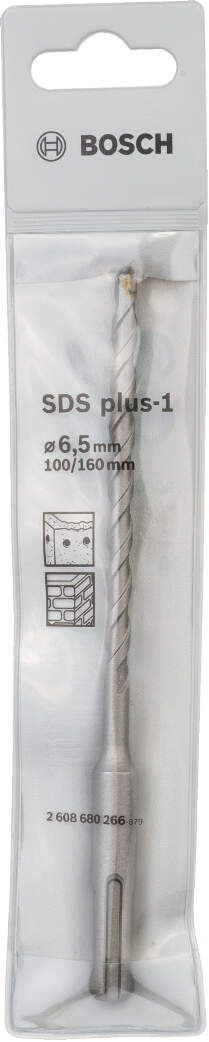 Bosch hamer burgija SDS-plus-1 6,5 x 100 x 160 mm pakovanje od 1 komada - 2608680266 Burgija SDS - Plus BOSCH BOSCH-2608680266 Madras doo Beograd