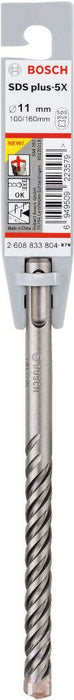 Bosch hamer burgija SDS-plus-5X 11 x 100 x 160 mm pakovanje od 1 komada - 2608833804 Burgija SDS - Plus BOSCH Madras doo Beograd