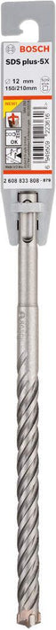Bosch hamer burgija SDS-plus-5X 12 x 150 x 210 mm pakovanje od 1 komada - 2608833808 Burgija SDS - Plus BOSCH Madras doo Beograd