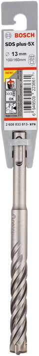 Bosch hamer burgija SDS-plus-5X 13 x 100 x 160 mm pakovanje od 1 komada - 2608833813 Burgija SDS - Plus BOSCH Madras doo Beograd