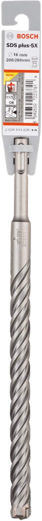 Bosch hamer burgija SDS-plus-5X 16 x 200 x 260 mm pakovanje od 1 komada - 2608833826 Burgija SDS - Plus BOSCH Madras doo Beograd