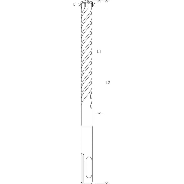 Bosch hamer burgija SDS plus-5X 19 x 400 x 450 mm pakovanje od 1 komada - 2608836638 Burgija SDS - Plus BOSCH BOSCH-2608836638 Madras doo Beograd