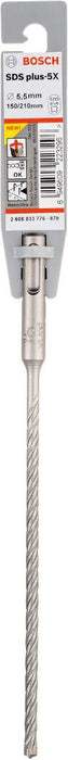 Bosch hamer burgija SDS-plus-5X 5,5 x 150 x 210 mm pakovanje od 1 komada - 2608833776 Burgija SDS - Plus BOSCH Madras doo Beograd