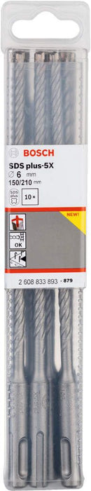 Bosch hamer burgija SDS-plus-5X 6 x 150 x 210 mm 2608833893 Burgija SDS - Plus BOSCH Madras doo Beograd