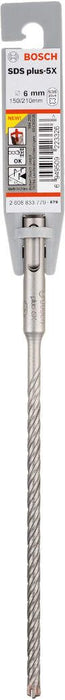 Bosch hamer burgija SDS-plus-5X 6 x 150 x 210 mm pakovanje od 1 komada - 2608833779 Burgija SDS - Plus BOSCH Madras doo Beograd