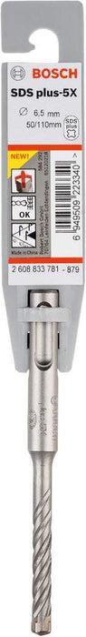 Bosch hamer burgija SDS-plus-5X 6,5 x 50 x 110 mm pakovanje od 1 komada - 2608833781 Burgija SDS - Plus BOSCH Madras doo Beograd
