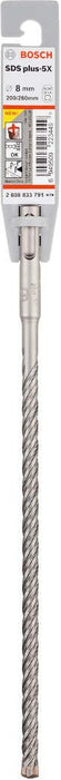 Bosch hamer burgija SDS-plus-5X 8 x 200 x 260 mm pakovanje od 1 komada - 2608833791 Burgija SDS - Plus BOSCH Madras doo Beograd