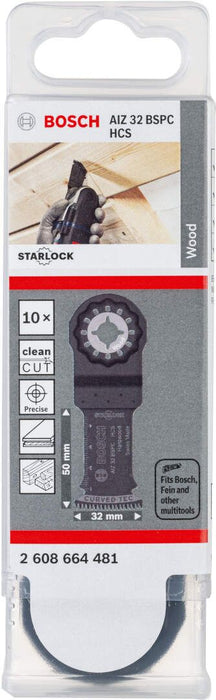 Bosch HCS list testere za uranjanje AIZ 32 BSPC Hard Wood 50 x 32 mm - pakovanje od 10 komada - 2608664481 List testere za uranjanje BOSCH Madras doo Beograd