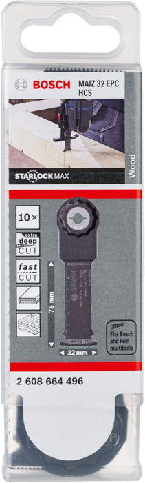 Bosch HCS list testere za uranjanje MAIZ 32 EPC Wood 80 x 32 mm - pakovanje od 10 komada - 2608664496 List testere za uranjanje BOSCH Madras doo Beograd
