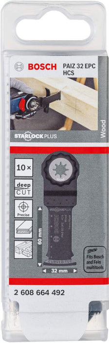Bosch HCS list testere za uranjanje PAIZ 32 EPC Wood 60 x 32 mm - pakovanje od 10 komada - 2608664492 List testere za uranjanje BOSCH Madras doo Beograd