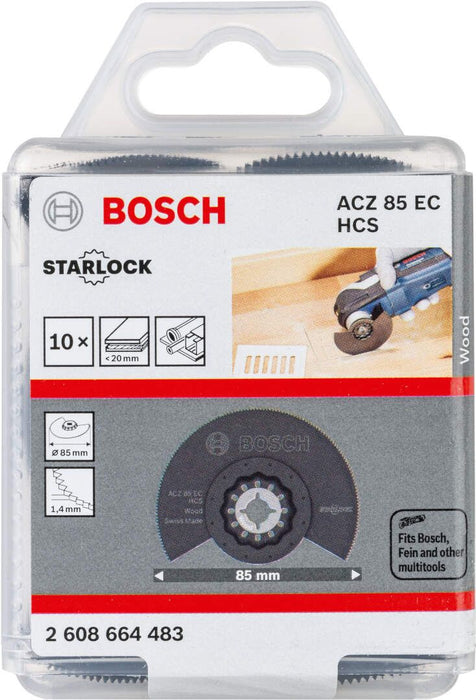 Bosch HCS segmentni list testere ACZ 85 EC Wood 85 mm - pakovanje od 10 komada - 2608664483 Segmentni list za testeru BOSCH Madras doo Beograd