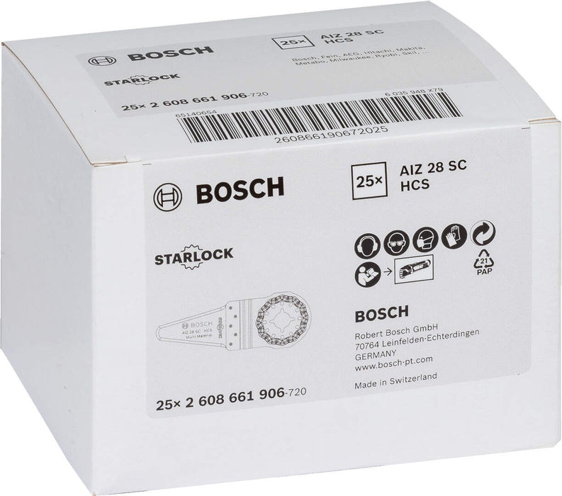 Bosch HCS univerzalni sekač utora AIZ 28 SC 28 x 40 mm - pakovanje od 25 komada - 2608661906 Univerzalni sekač utora BOSCH BOSCH-2608661906 Madras doo Beograd