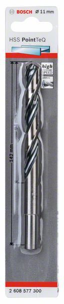 Bosch HSS spiralna burgija PointTeQ 11,0 mm (redukovan prihvat) paket od 1 komada Burgija HSS BOSCH Madras doo Beograd
