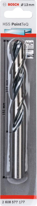 Bosch HSS spiralna burgija PointTeQ 13,0 mm pakovanje od 1 komada - 2608577177 Burgija HSS BOSCH Madras doo Beograd