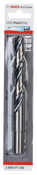 Bosch HSS spiralna burgija PointTeQ 13,5 mm (redukovan prihvat) paket od 1 komada Burgija HSS BOSCH Madras doo Beograd