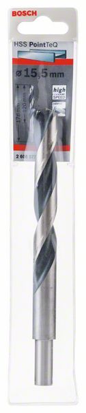 Bosch HSS spiralna burgija PointTeQ 15,5 mm (redukovan prihvat) paket od 1 komada Burgija HSS BOSCH Madras doo Beograd