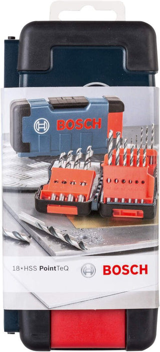 Bosch HSS spiralna burgija PointTeQ 18-delni ToughBox Set (2608577350) Burgija HSS BOSCH Madras doo Beograd