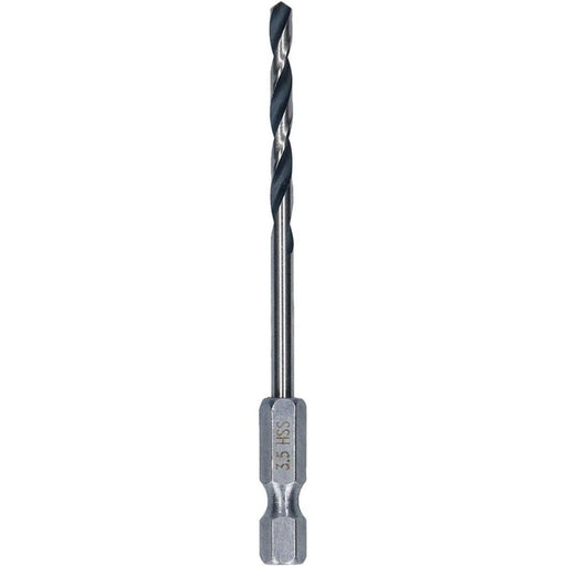 Bosch HSS spiralna burgija PointTeQ 3,5 mm sa šestougaonim HEX prihvatom pakovanje od 1 komada - 2608577522 Burgija HSS BOSCH Madras doo Beograd