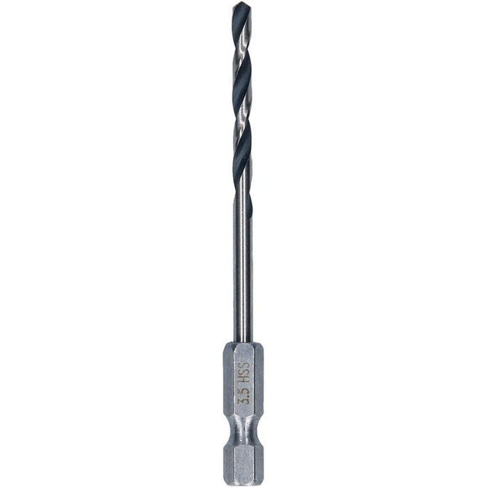 Bosch HSS spiralna burgija PointTeQ 3,5 mm sa šestougaonim HEX prihvatom pakovanje od 1 komada - 2608577522 Burgija HSS BOSCH Madras doo Beograd