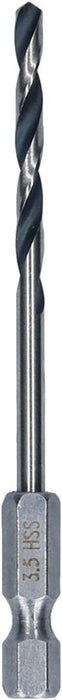 Bosch HSS spiralna burgija PointTeQ 3,5 mm sa šestougaonim HEX prihvatom pakovanje od 10 komada - 2608577542 Burgija HSS BOSCH Madras doo Beograd
