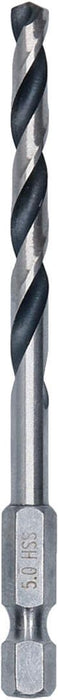Bosch HSS spiralna burgija PointTeQ 5,0 mm sa šestougaonim HEX prihvatom pakovanje od 10 komada - 2608577545 Burgija HSS BOSCH Madras doo Beograd