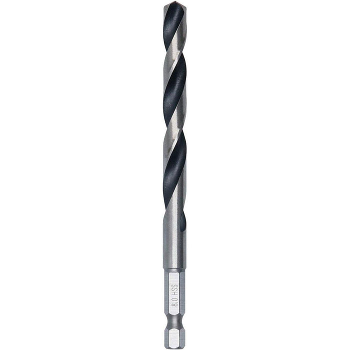 Bosch HSS spiralna burgija PointTeQ 8,0 mm sa šestougaonim HEX prihvatom pakovanje od 1 komada - 2608577533 Burgija HSS BOSCH Madras doo Beograd