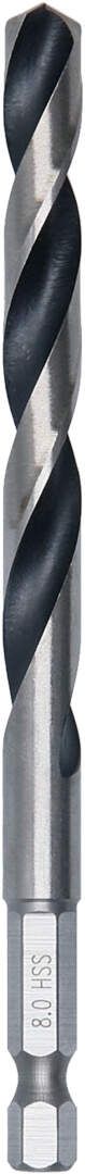 Bosch HSS spiralna burgija PointTeQ 8,0 mm sa šestougaonim HEX prihvatom pakovanje od 5 komada - 2608577547 Burgija HSS BOSCH Madras doo Beograd