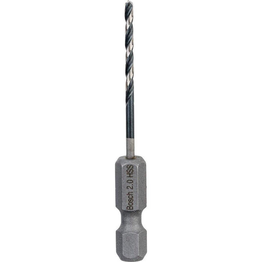 Bosch HSS spiralna burgija sa šestostranim prihvatom 2,0mm 2 x 24 x 60 mm pakovanje od 1 komada - 2608577045 Burgija HSS BOSCH BOSCH-2608577045 Madras doo Beograd