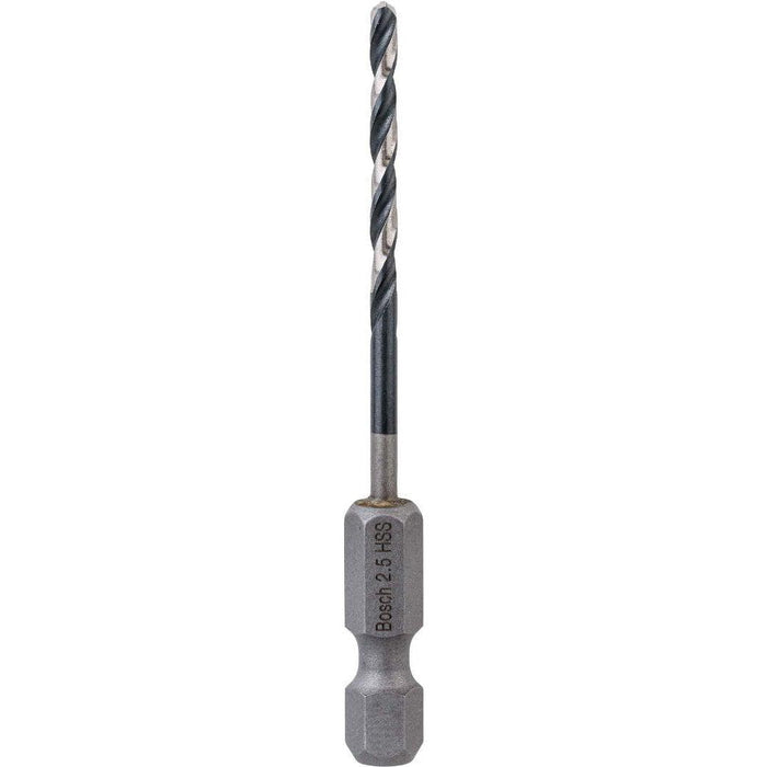 Bosch HSS spiralna burgija sa šestostranim prihvatom 2,5mm 2.5 x 30 x 69 mm pakovanje od 1 komada - 2608577047 Burgija HSS BOSCH BOSCH-2608577047 Madras doo Beograd