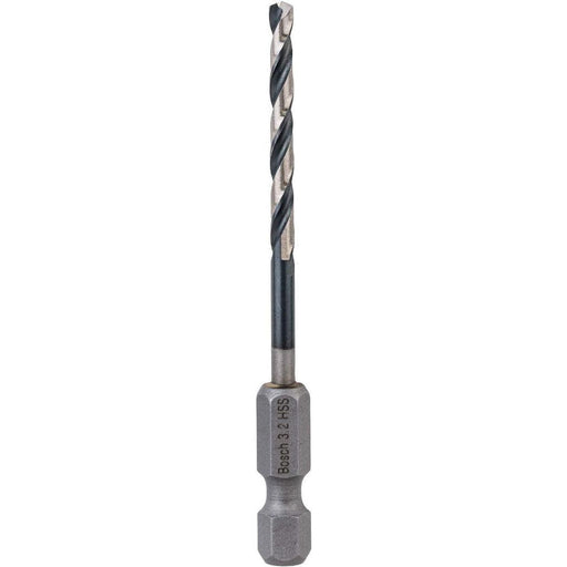 Bosch HSS spiralna burgija sa šestostranim prihvatom 3,2 mm 3.2 x 36 x 75 mm pakovanje od 1 komada - 2608577049 Burgija HSS BOSCH BOSCH-2608577049 Madras doo Beograd