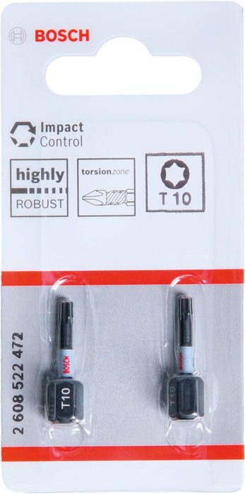 Bosch Impact Control 2-delni set bitova T10 dužine 25mm (2608522472) Set bitova BOSCH BOSCH-2608522472 Madras doo Beograd