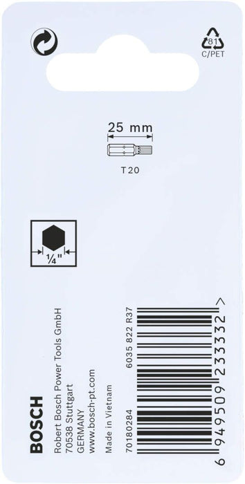 Bosch Impact Control 2-delni set bitova T20 dužine 25mm (2608522474) Set bitova BOSCH Madras doo Beograd