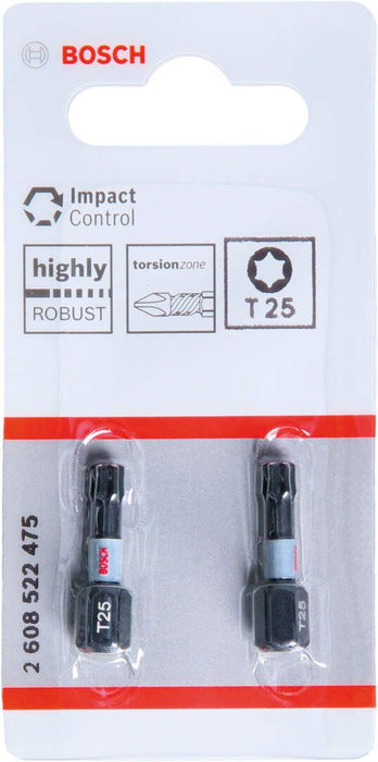 Bosch Impact Control 2-delni set bitova T25 dužine 25mm (2608522475) Set bitova BOSCH BOSCH-2608522475 Madras doo Beograd