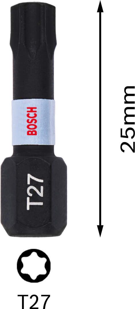 Bosch Impact Control 2-delni set bitova T27 dužine 25mm (2608522476) Set bitova BOSCH BOSCH-2608522476 Madras doo Beograd