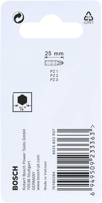 Bosch Impact Control 3-delni set bitova PZ1 / PZ2 / PZ3 dužine 25mm (2608522471) Set bitova BOSCH BOSCH-2608522471 Madras doo Beograd