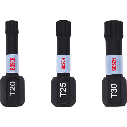 Bosch Impact Control 3-delni set bitova T20 / T25 / T30 dužine 25mm (2608522479) Set bitova BOSCH BOSCH-2608522479 Madras doo Beograd