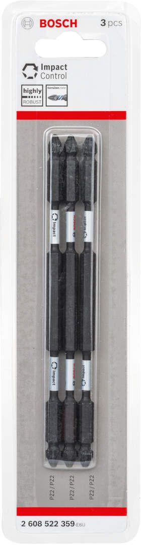 Bosch Impact Control 3-delni set dvostranih kovanih bitova PZ2 dužine 150mm (2608522359) Set bitova BOSCH BOSCH-2608522359 Madras doo Beograd