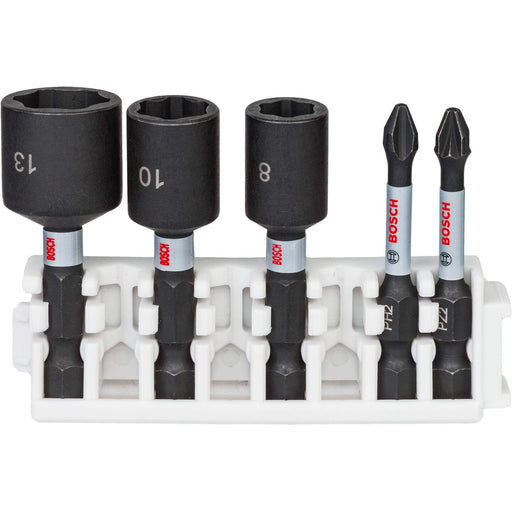 Bosch Impact Control 5-delni set kovanih bitova PH2/PZ2 + nasadani ključevi 8/10/13mm (2608522350) Set bitova BOSCH BOSCH-2608522350 Madras doo Beograd