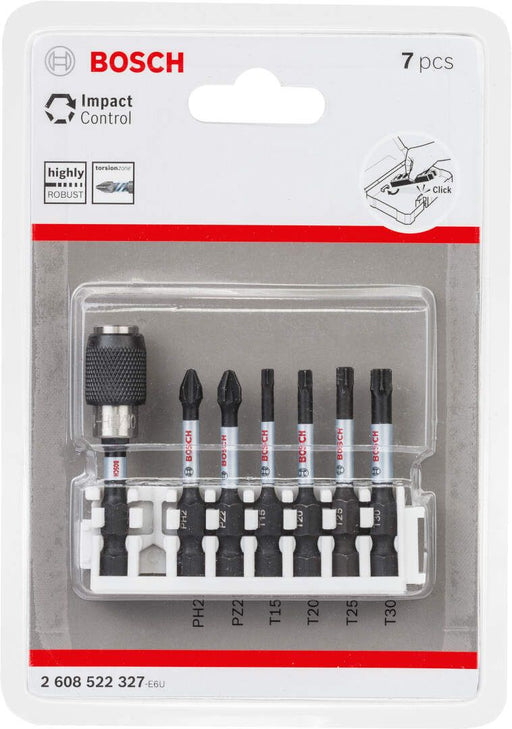 Bosch Impact Control 7-delni set kovanih bitova dužine 50mm (2608522327) Set bitova BOSCH Madras doo Beograd