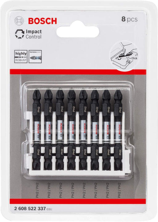 Bosch Impact Control 8-delni set dvostranih kovanih bitova PH2 dužine 65mm (2608522337) Set bitova BOSCH BOSCH-2608522337 Madras doo Beograd