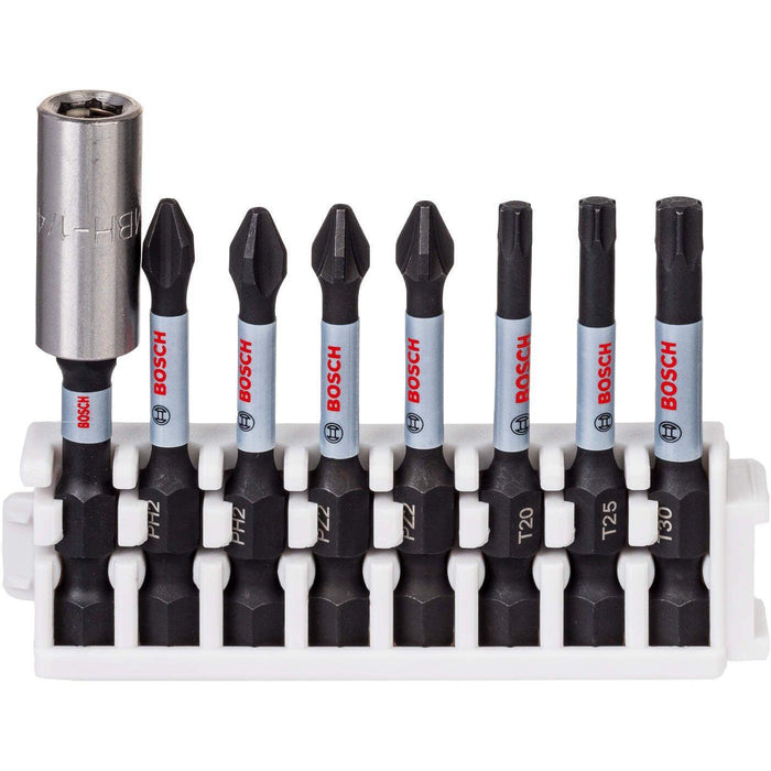 Bosch Impact Control 8-delni set kovanih bitova PH2/PZ2/T20/T25/T30 dužine 50mm (2608522326) Set bitova BOSCH BOSCH-2608522326 Madras doo Beograd