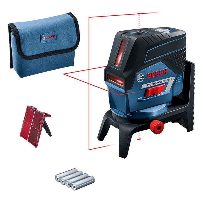 Bosch kombinovani laser GCL 2-50 C + RM 2 + torba (0601066G00) Linijski laser 180° kombinovani BOSCH BOSCH-0601066G00 Madras doo Beograd