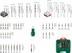 BOSCH Kombinovani set S, 43 kom. - Komplet pribora 43pc DIY Mix Set S (2608522566) Madras doo Beograd Madras doo Beograd