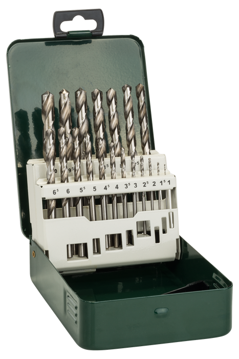 BOSCH Komplet burgija za metal HSS-G, DIN 338, 19 delova - DIY HSS-G set burgija, 19 kom (2609255062) Madras doo Beograd Madras doo Beograd